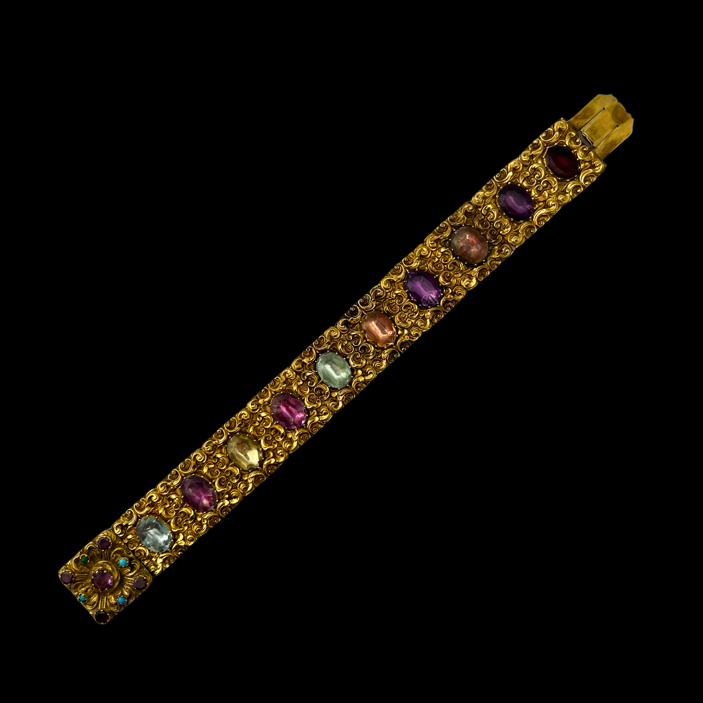 Antique Georgian Multi-Gem Bracelet