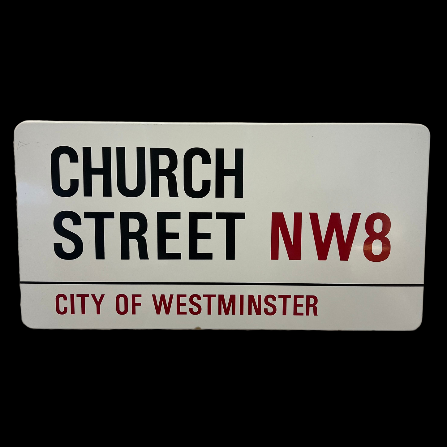 London Enamel Street Sign NW8