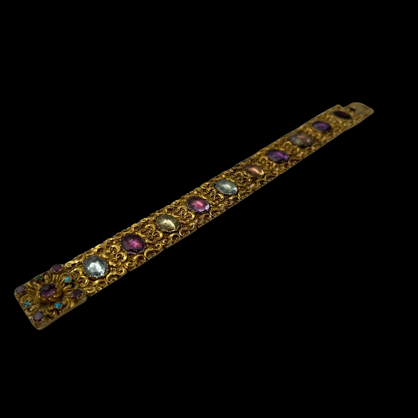 Antique Georgian Multi-Gem Bracelet