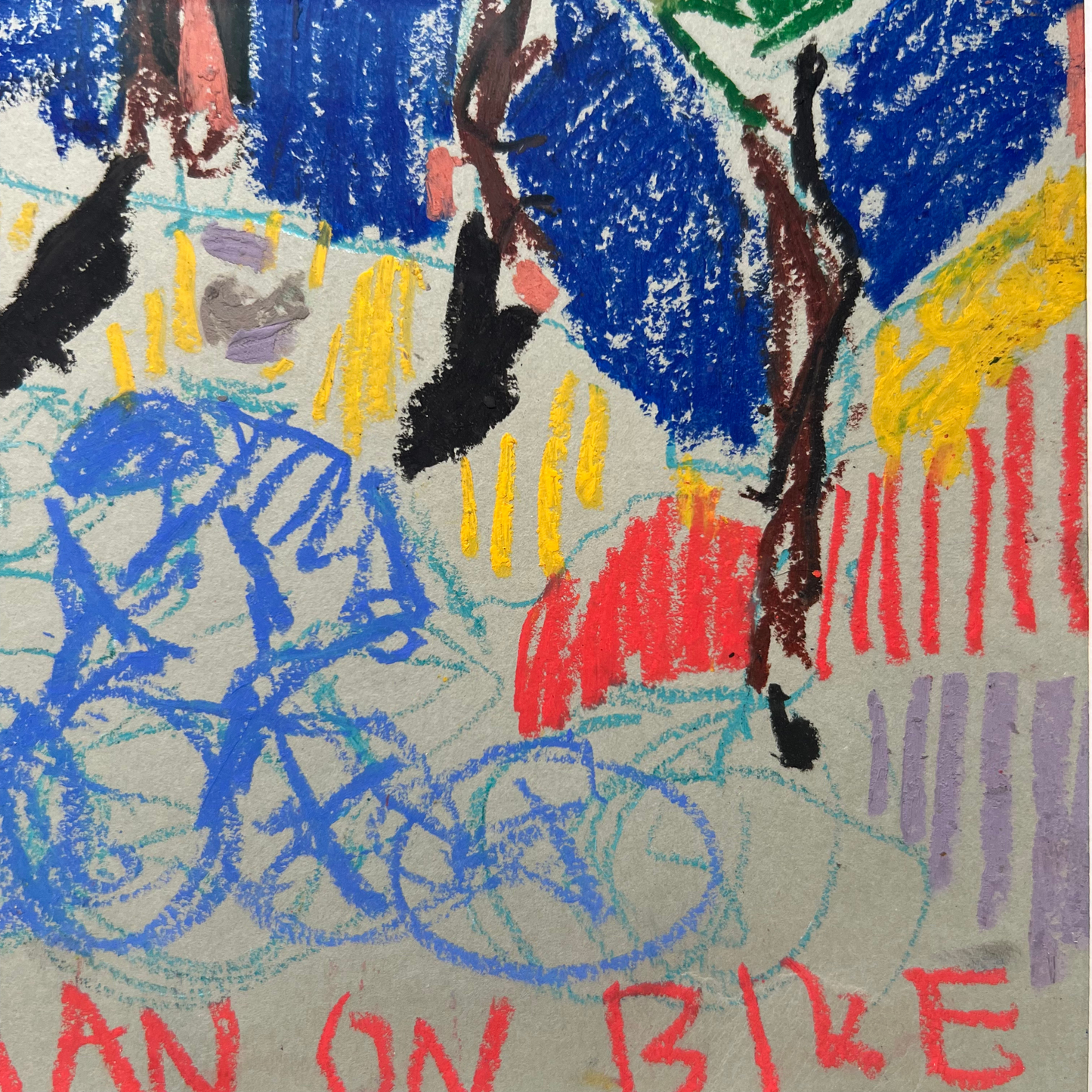 Man On Bike by Alice Barker (Cont.)