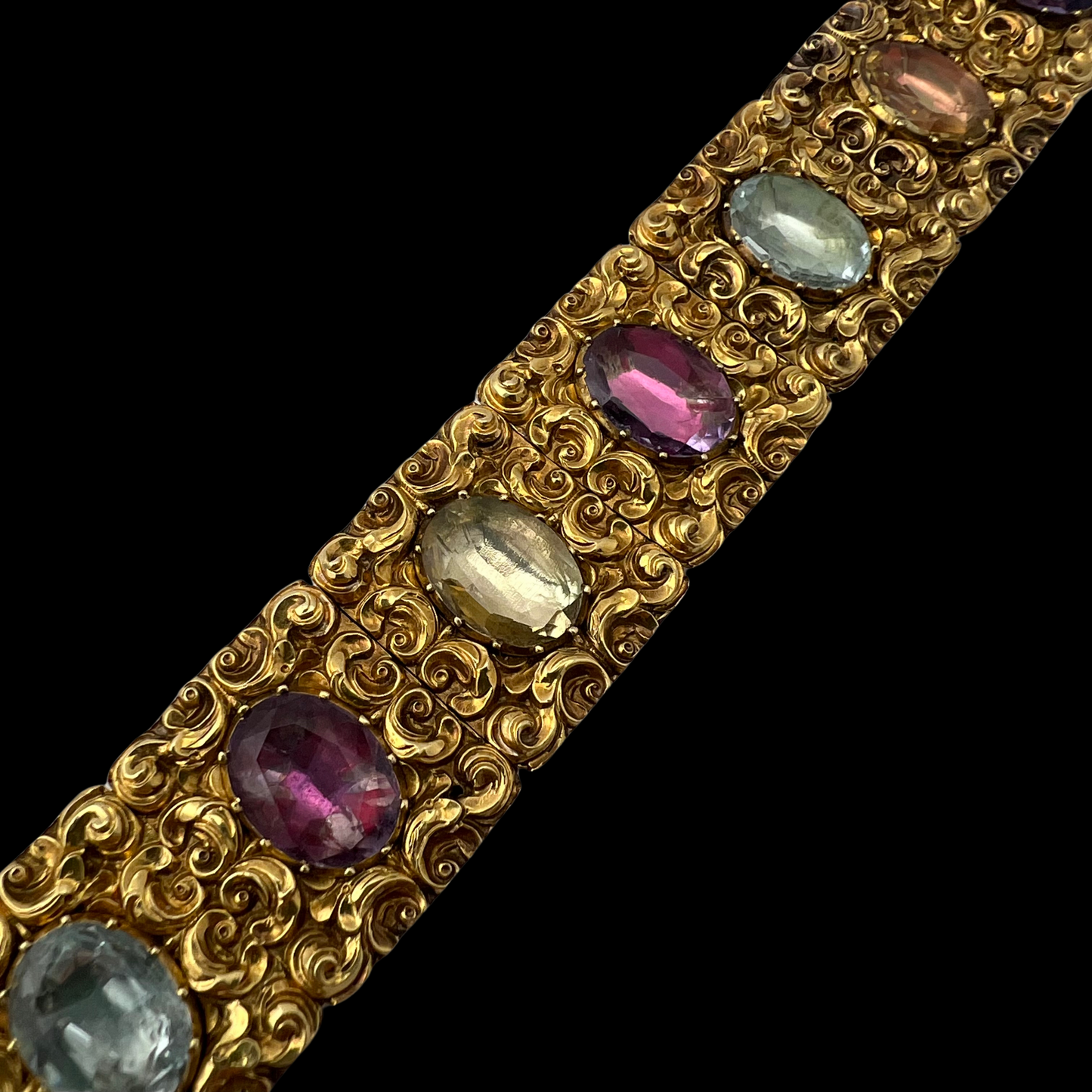 Antique Georgian Multi-Gem Bracelet