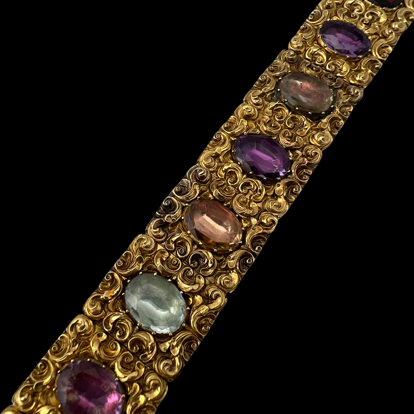 Antique Georgian Multi-Gem Bracelet
