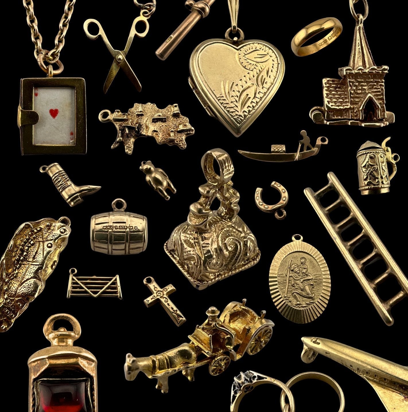 Gold Charms