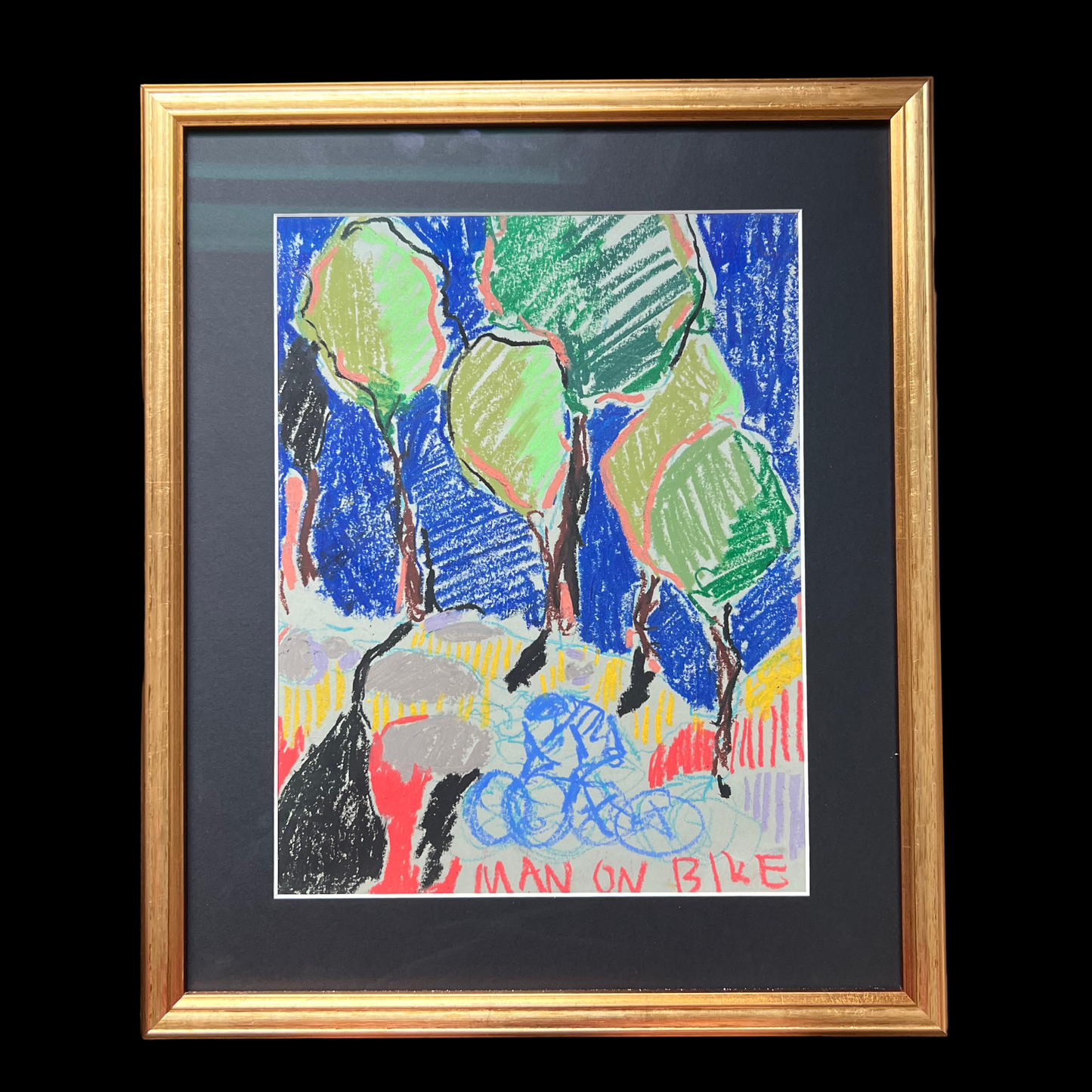 Man On Bike by Alice Barker (Cont.)