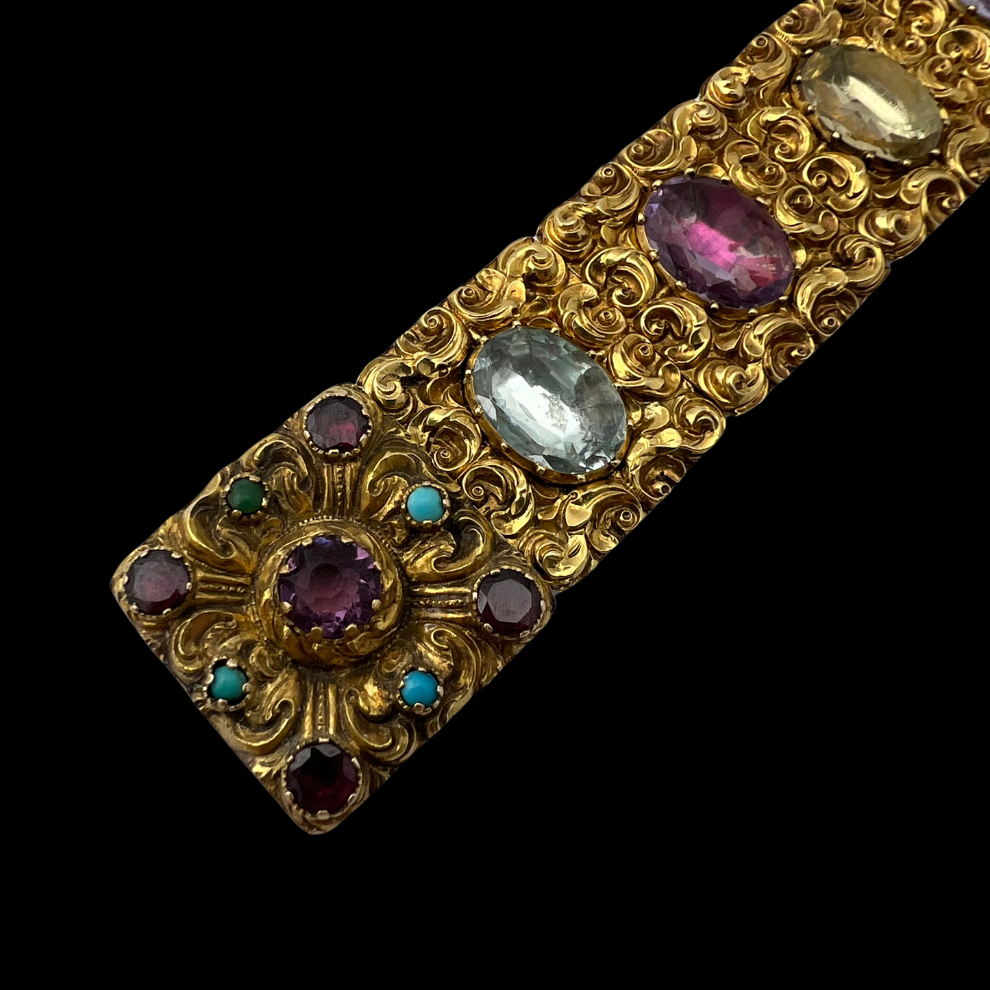 Antique Georgian Multi-Gem Bracelet