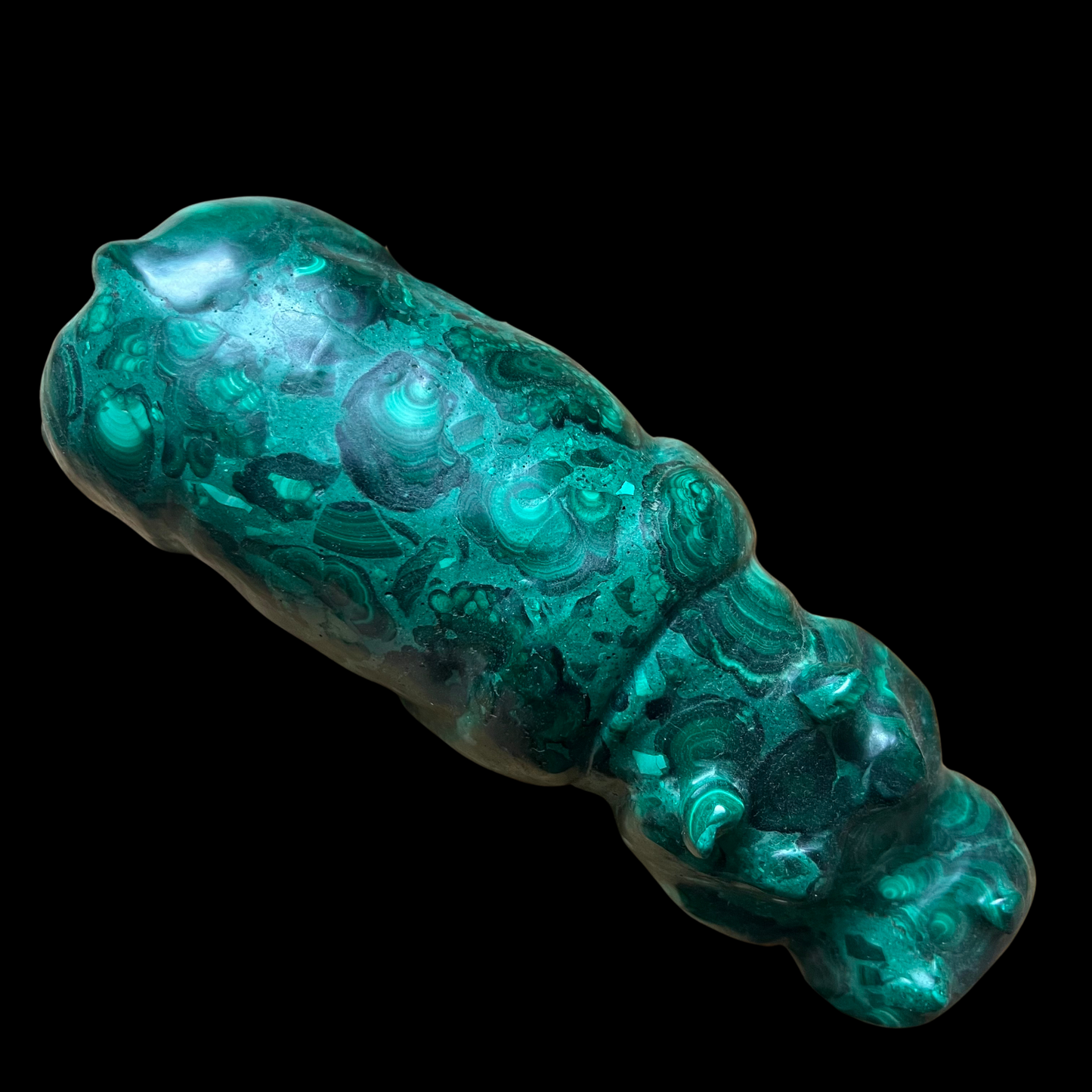 Malachite Carved Hippopotamus