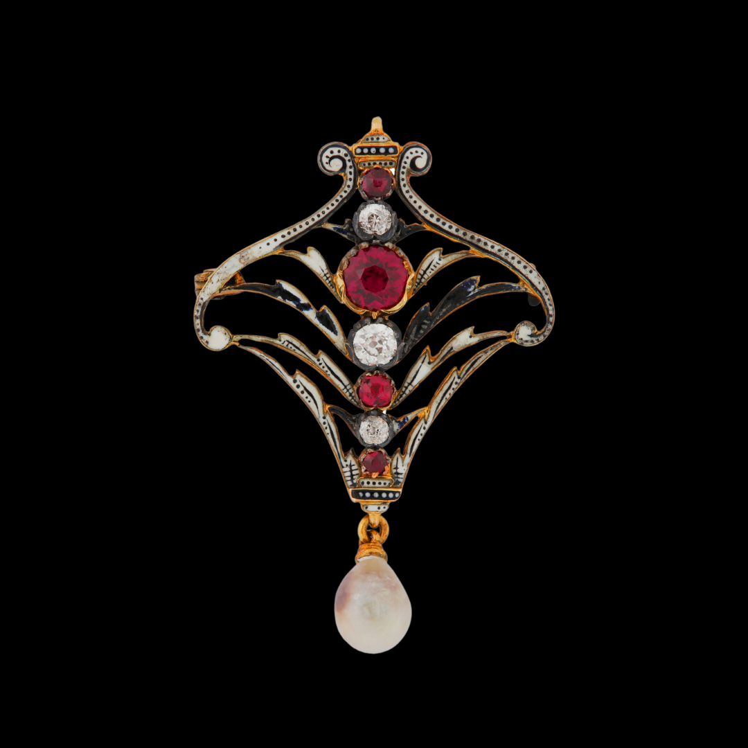 CARLO & ARTHUR GIULIANO BROOCH