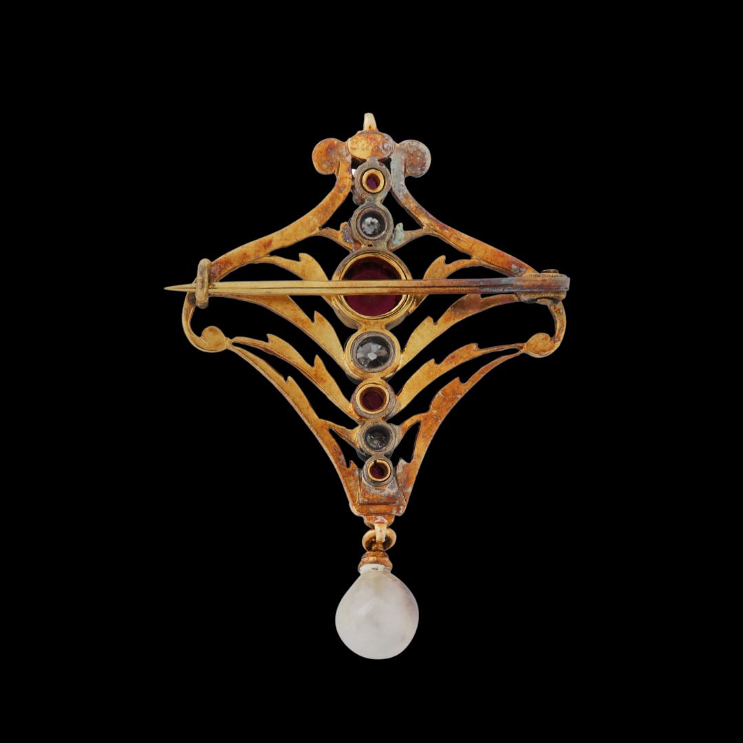 CARLO & ARTHUR GIULIANO BROOCH